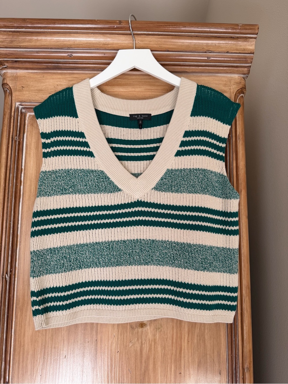 rag & bone Cyrus Stripe Sweater Vest size Small